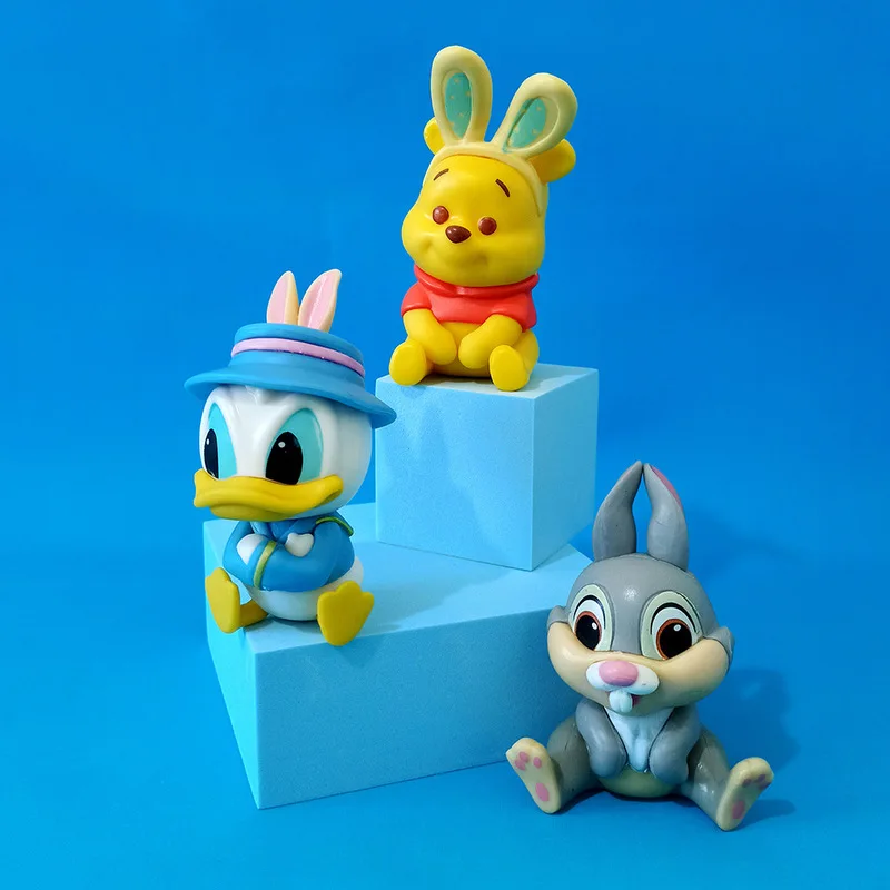 Figurines de dessin animé Disney, boîte aveugle mystère, point, figurines d'action Surprise, modèle de poupée, décoration de gâteau, cadeau pour enfants