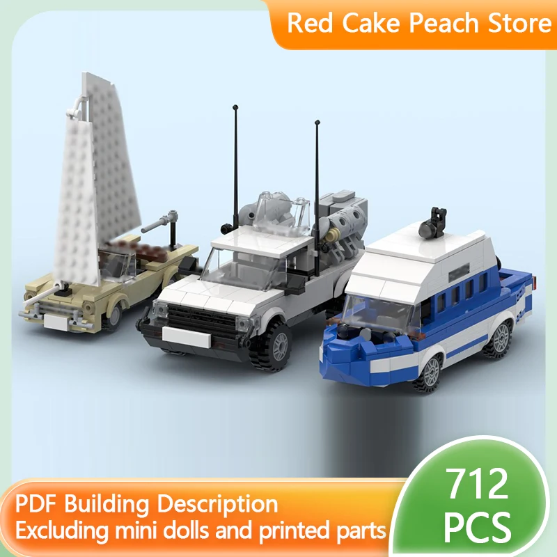 

Модель городской автомобиль MOC, строительные кирпичи, автомобиль-амфибия, пакет автомобилей, модульная технология, детские праздничные подарки, сборные игрушки, костюм