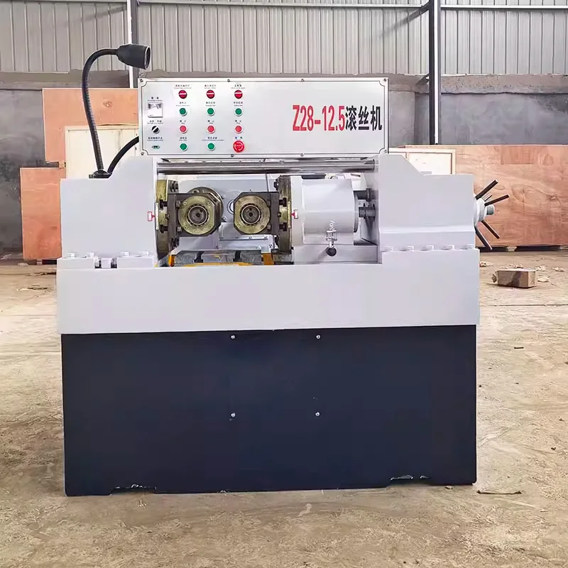 Fully Automatic CNC Thread Rolling Machine Round Bar Thread Rolling Machine for Knurled and Straight Patterns Hydrau(Customized)