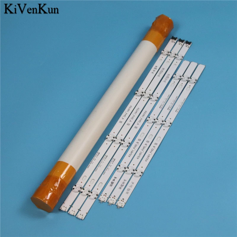 6PCS LED TV Bands Bars 43LH51_FHD_A/B Backlight Strip 43inch_FHD_A/B_REV02 Array Rulers LGE_WICOP_FHD 43INCH_REV00_A/B Planks