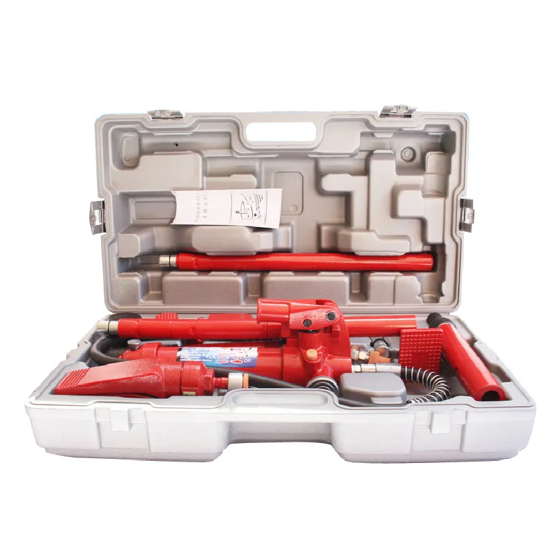 Tipo de separación de chapa de automóvil, herramienta de corrección de chapa de cric 10T, separación de reparación de formas, crítico hidráulico superior