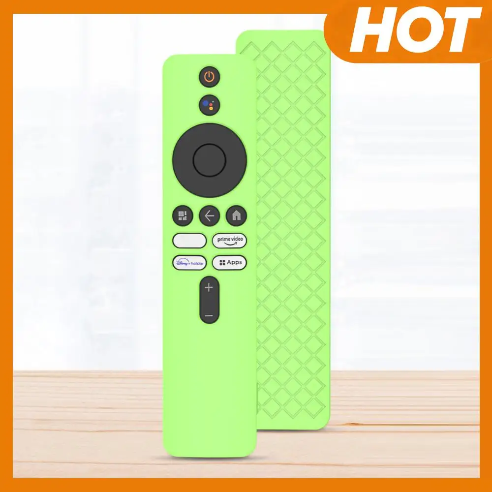 

Drop-Proof Shell with Lanyard Remote Control Cover Protector Shockproof Anti-Slip Accessories for Xiaomi 4K TV MiBoX 2nd Gen