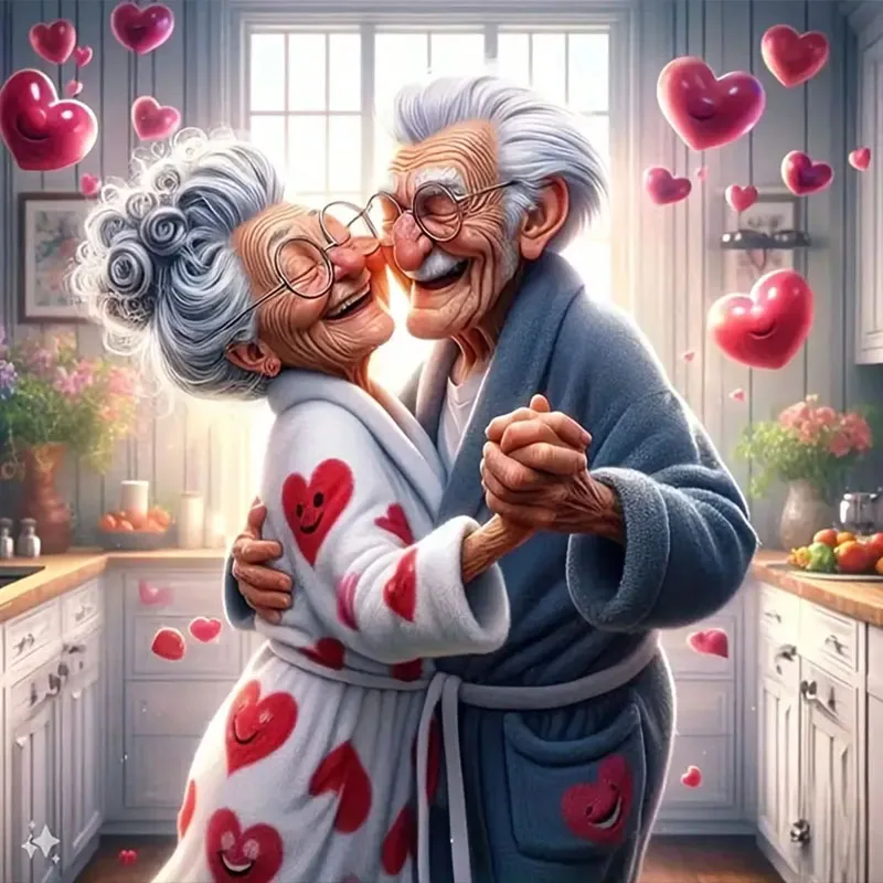 

Романтический танцевальный набор алмазной живописи, полный алмазный набор для украшения дома своими руками для взрослых, безрамные художественные поделки