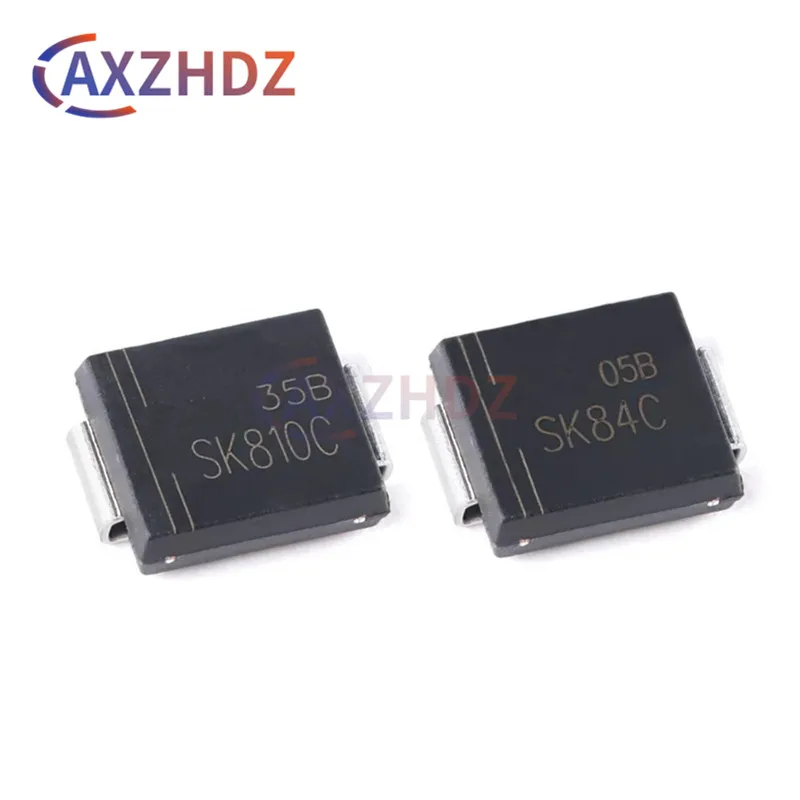 10PCS DO-214AB SMC SK34 SK54 SK84 SK86 SK810 SK1010 3A 5A 8A 10A 40V 60V 100V SK1010C SMD Schottky Rectifier Diodes