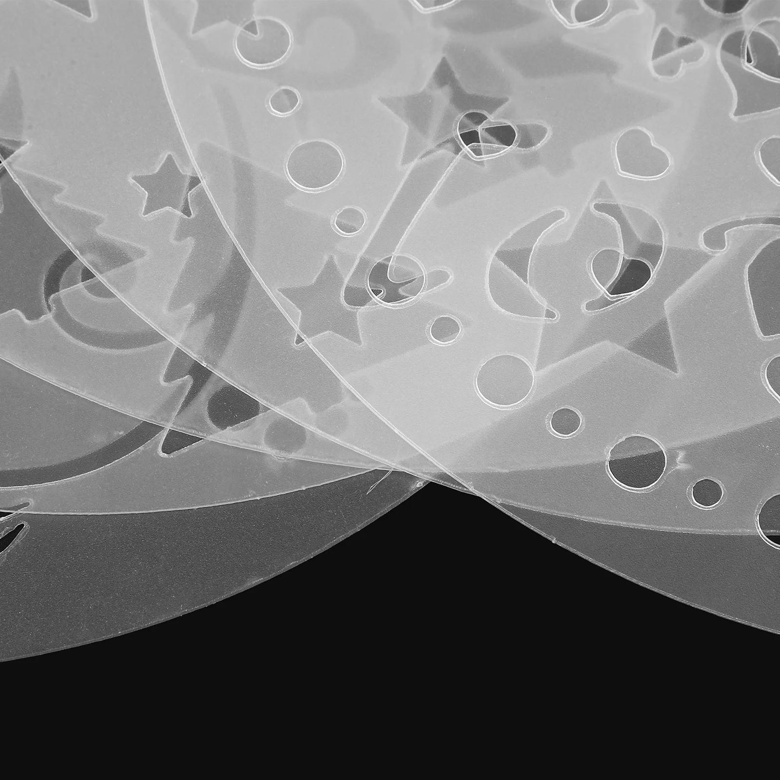 

1Set Coffee Latte Art Stencils Plastic Washable DIY Accessories Cappuccino Templates Milk Foams Lovely Patterns