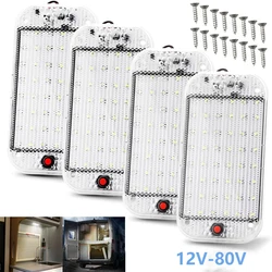 48LED RV Light Car Trunk Light 12-85V Cab Reading Light Caravan Motorhome Trailer Decorative Lamps Parts Emergency Lighting