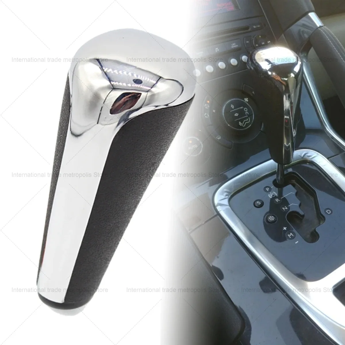 

1Pc Automatic Gear Shift Knob for Peugeot 206 207 301 307 308 408 508 2008 Gear Handle for Citroen C2 C3 C4 C5 Picasso Elysee