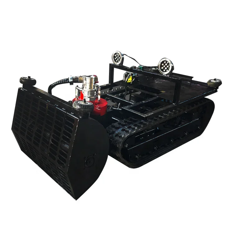 Sewer Pipe Cleaning Machine Tracked Mobile Robot for Pipeline Inspection and Cleaning with An Active Adaptation System