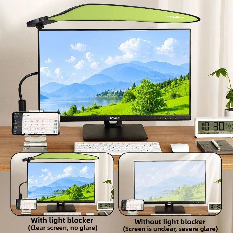 

Free Adjustable Computer Monitor Light Blocker Office Desk Sunshade Curtain Car Sun Blinds Dustproof Air Conditioner Windshield