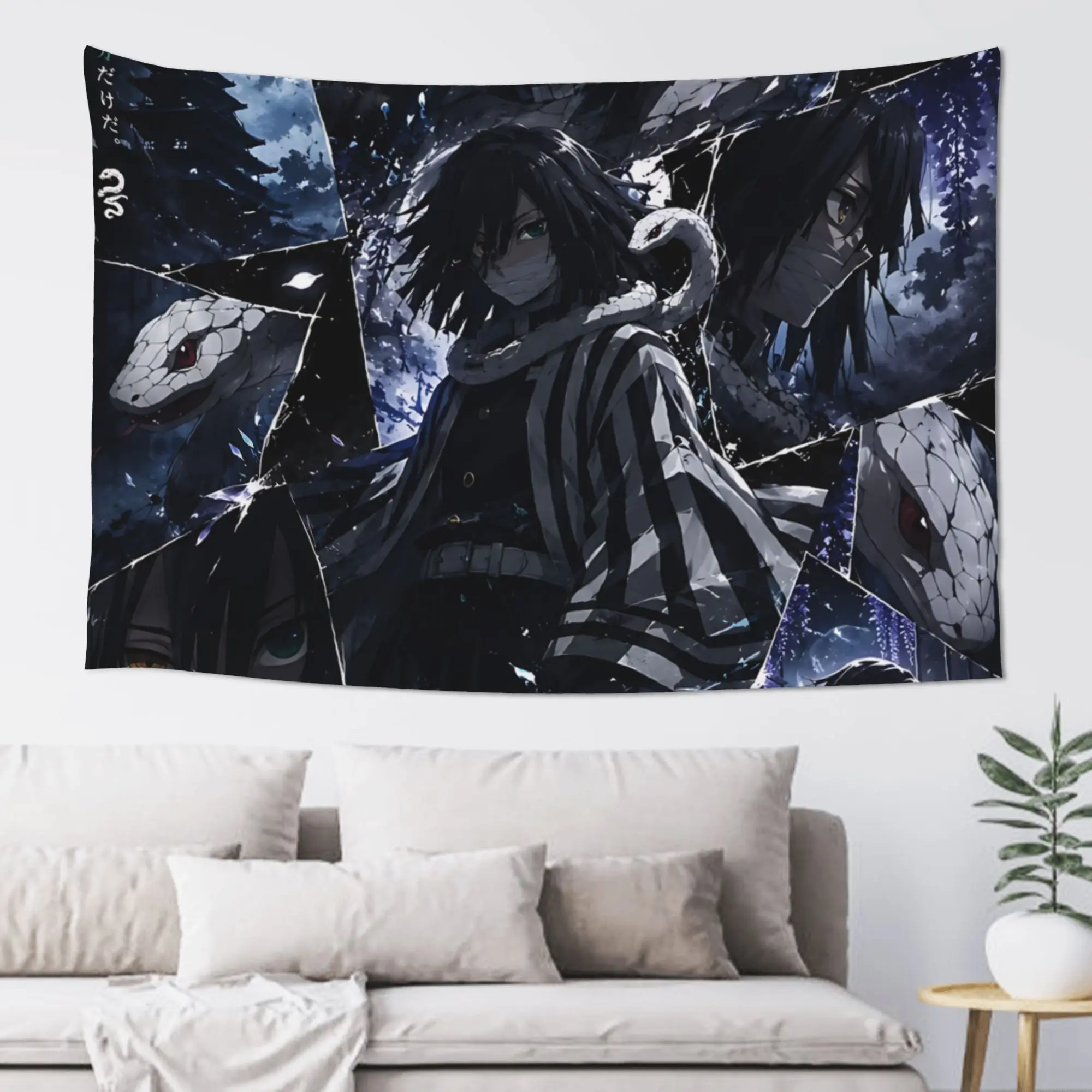 Halloween Demon Slayer Cutecore Tapestry Room decoration  Home Decoration Tapestry Decor Accessories Cute Room Decor
