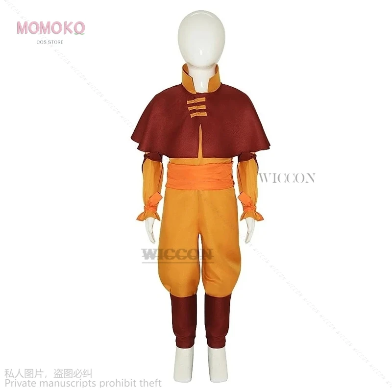 

Anime Avatar：The Last Airbender Avatar Aang Cosplay Jumpsuit Suits Adult Kids Unisex Bodysuit Halloween Party Costume Accessory