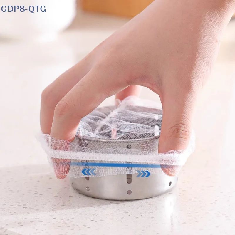 

Hot！100Pcs/Pack Disposable Sink Filter Kitchen Sewer Net Garbage Filter Bag Sink Strainer Bathroom Drain Hair Anti-blocking Net