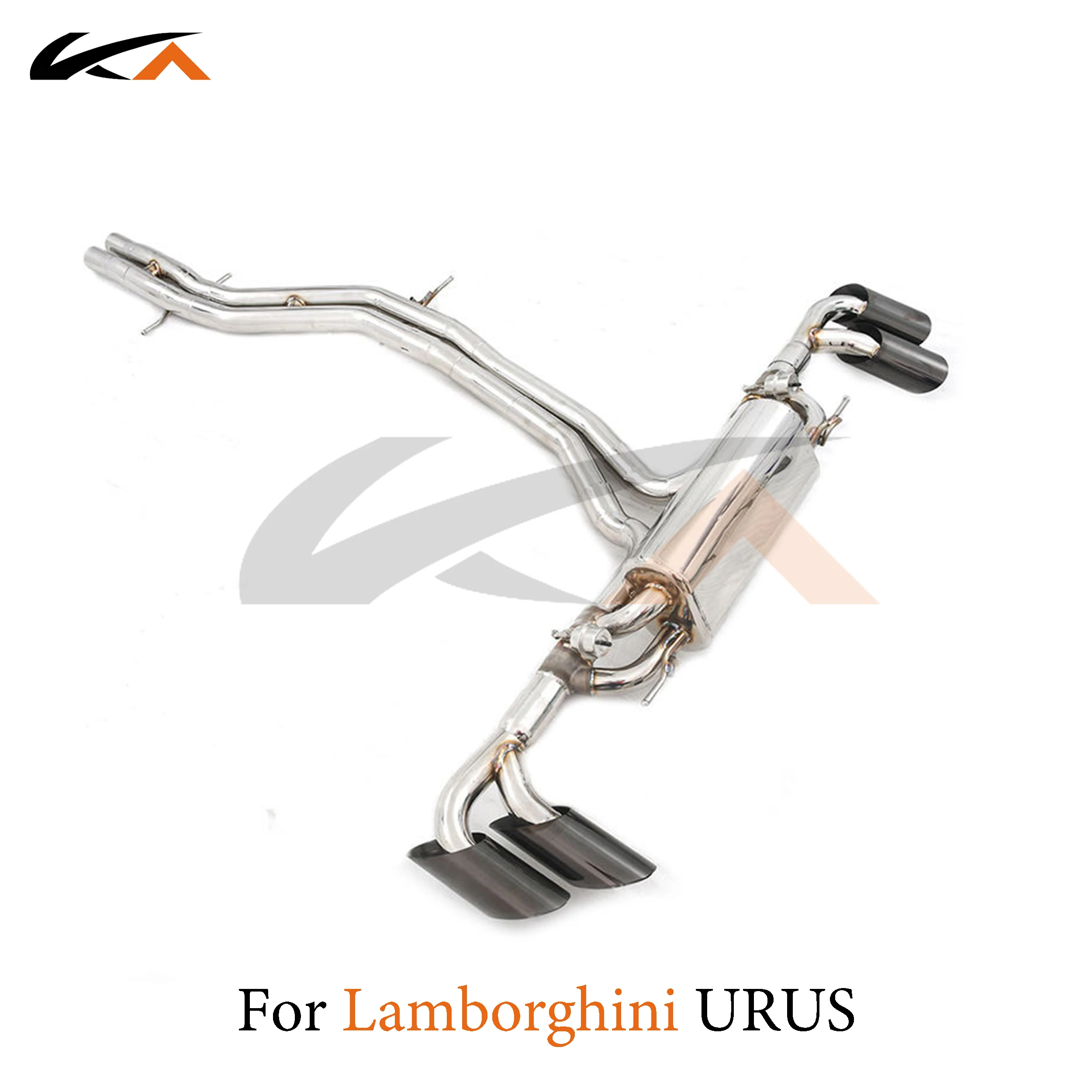 KA Tuning exhaust system stainless catback for Lamborghini urus 4.0t  rear section performance muffler valve