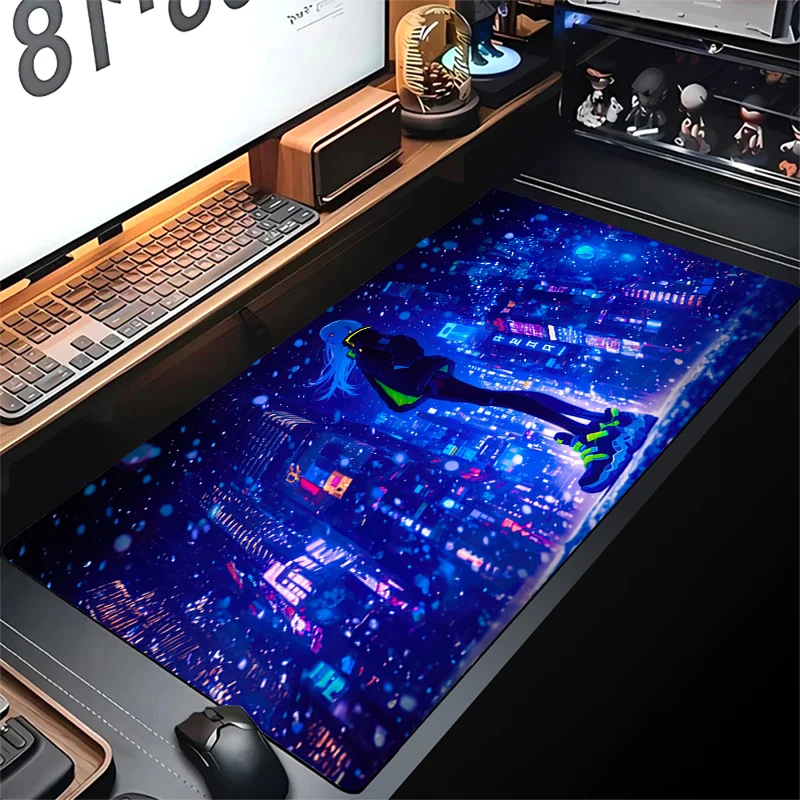 

Large Mouse Pad Gamer Premium Gaming Mousepad HD Print Anime Girl Mouse Mat XXL Rubber Computer Desk Mat Big Office Keyboard Pad