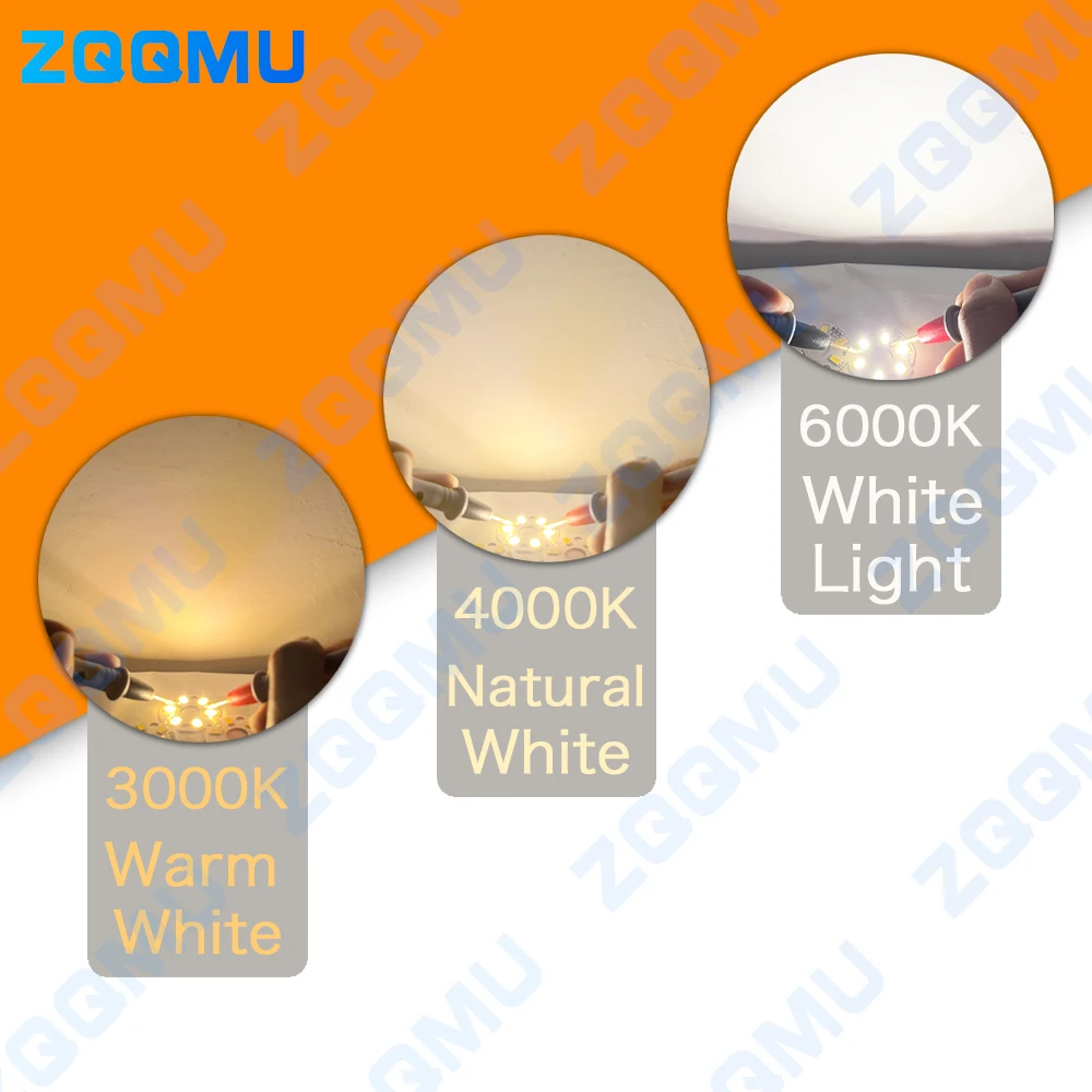 5W High Bright LED Chip Bead 15V-17V Lights Board Bulb Round Light Source 40MM For DIY Bulb Circular Transformation Light Source