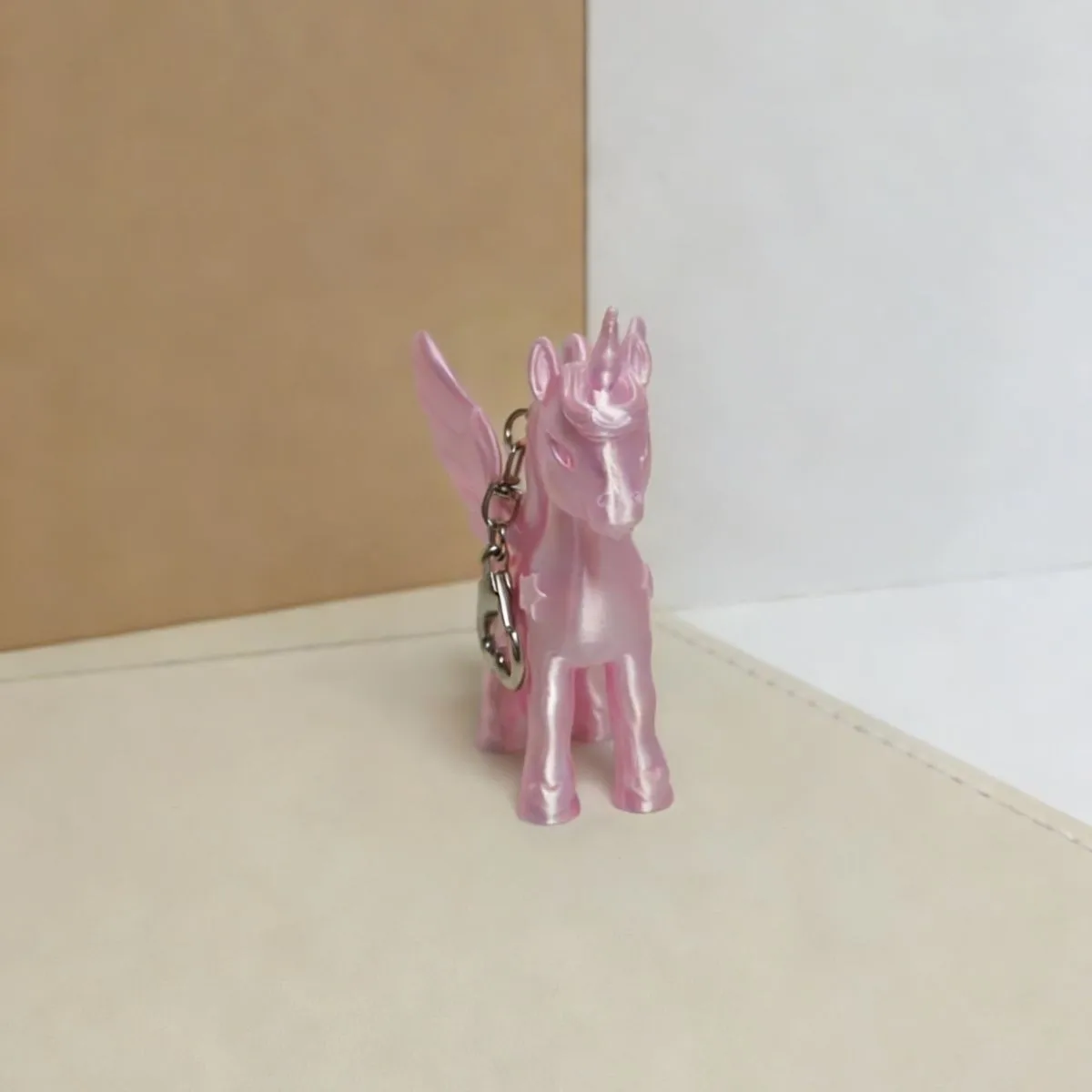 Unicorn horse jewelry 3D printing PLA Pegasus pendant desktop home improvement party gift