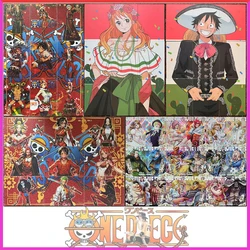 Anime One Piece XR UR SSR Puzzle Cards Nami Nico Robin Boy Games Toys Collectible Cards Christmas Birthday Gifts Premium Cards