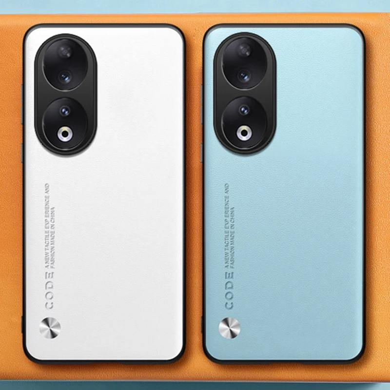 حافظة جلدية PU لهاتف Honor 90 غطاء خلفي من السيليكون غير اللامع مقاوم للصدمات حماية كاملة جراب هاتف لهاتف Honor 90 Honor 90 Coque