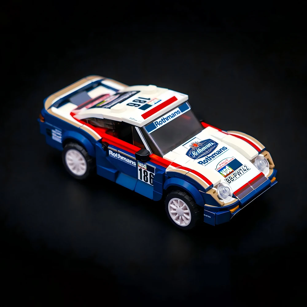 Image of Neue MOC-Geschwindigkeit ​ ​ Serie Stadt-Sportwagen 959 Modellbausatz DIY Modulares Rennwagen-Montage-Spielzeug Sammler-Geschenkset für Erwachsene