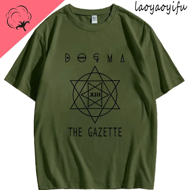 The Gazette Japanese Visual Rock Band Printed T-shirt Tops Men