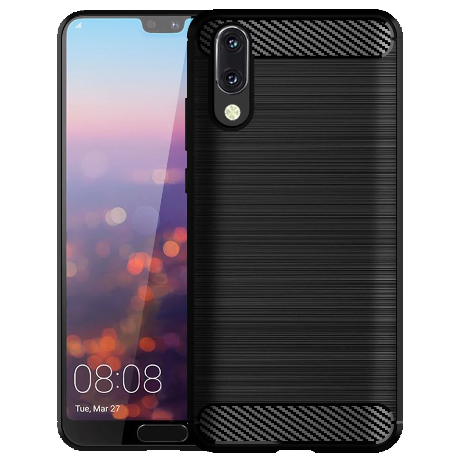 For Huawei Lite P20Pro Case Shockproof Silicone Phone Cover For P20 Plus P20lite 2019 P20 Pro Huawei Soft Carbon Fiber Cases