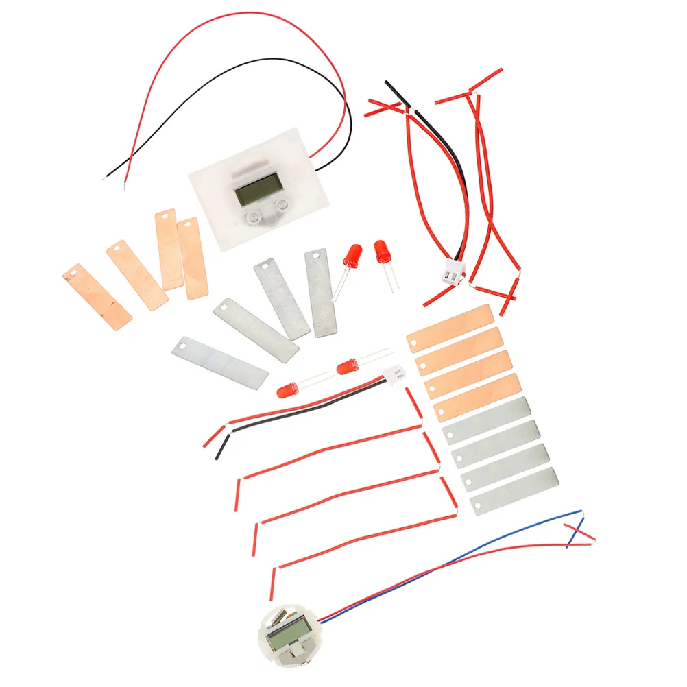 1Set Fruit Science Experiment Kit DIY Potato Clock Making Physics Educational Kit Science Project for Students