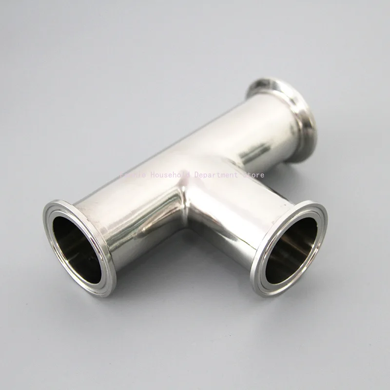 KF-16 KF-25 KF-40 KF-50 3 Way Tee Vacuum Fitting SS304 Stainless Steel