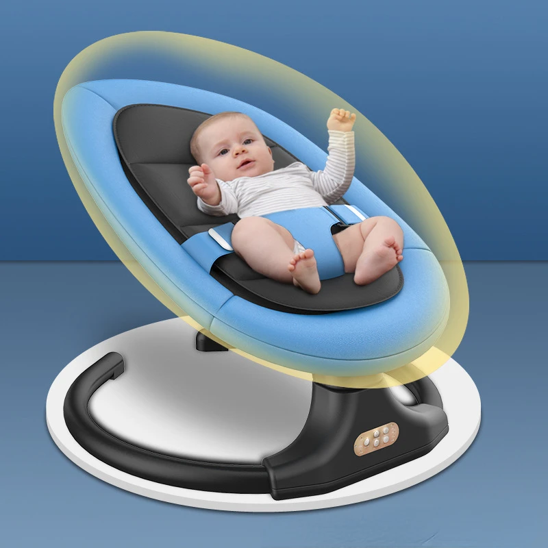 Bluetooth Music Remote Control Baby Rocking Chairs, Baby Sleeping Electric Cradle Beds Bouncer , Newborn Products Baby Rocker