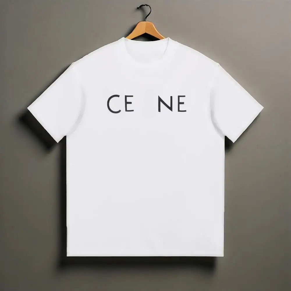 

2025 Ce Ine Luxury Brand Plus Size Women T-shirt High Quality Short Sleeve Tshirt Clothing Designer Tee Women Cotton Tops