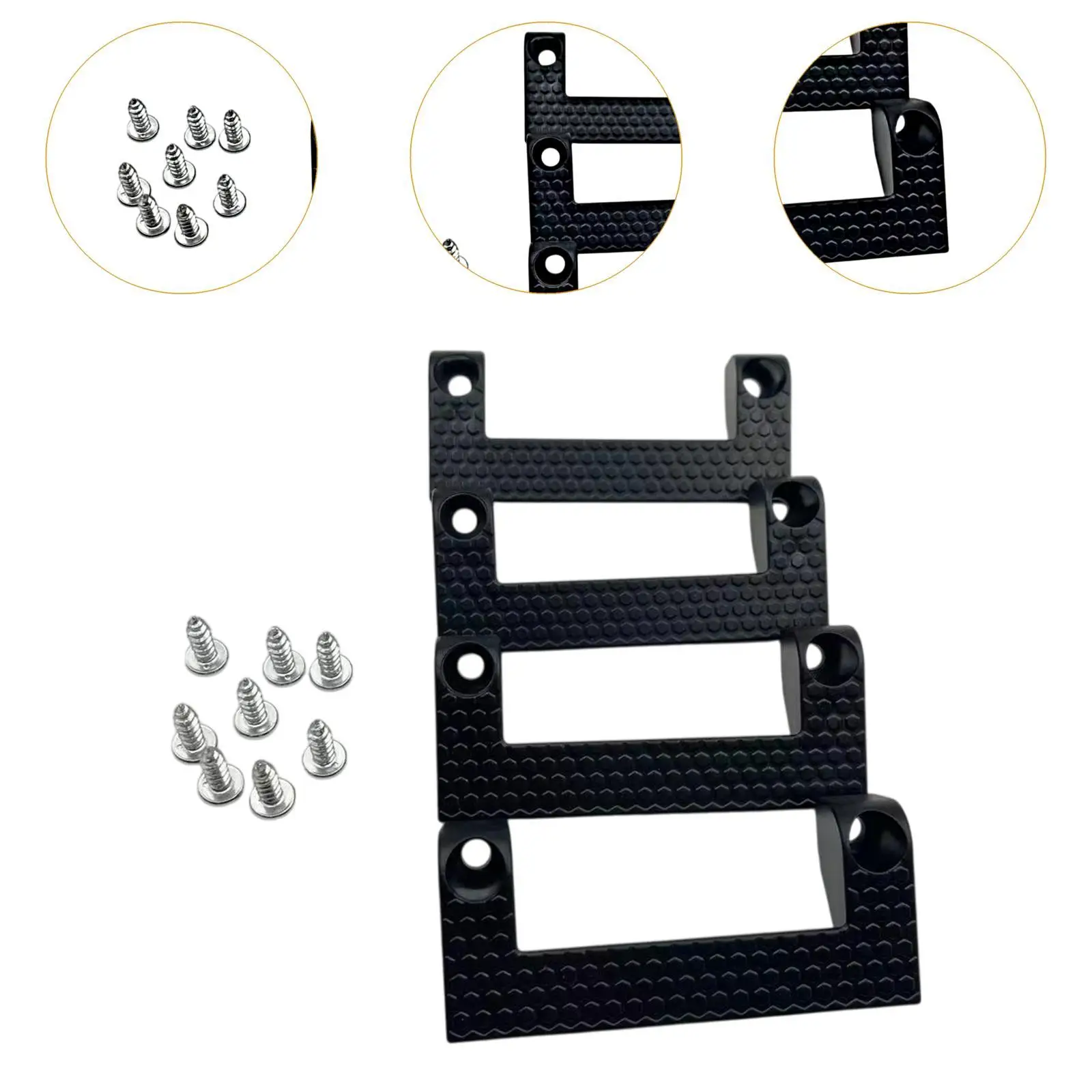 4x Tape Measure Holder Tool Hanger Organizer with Screw Garage Storage Rack Tool