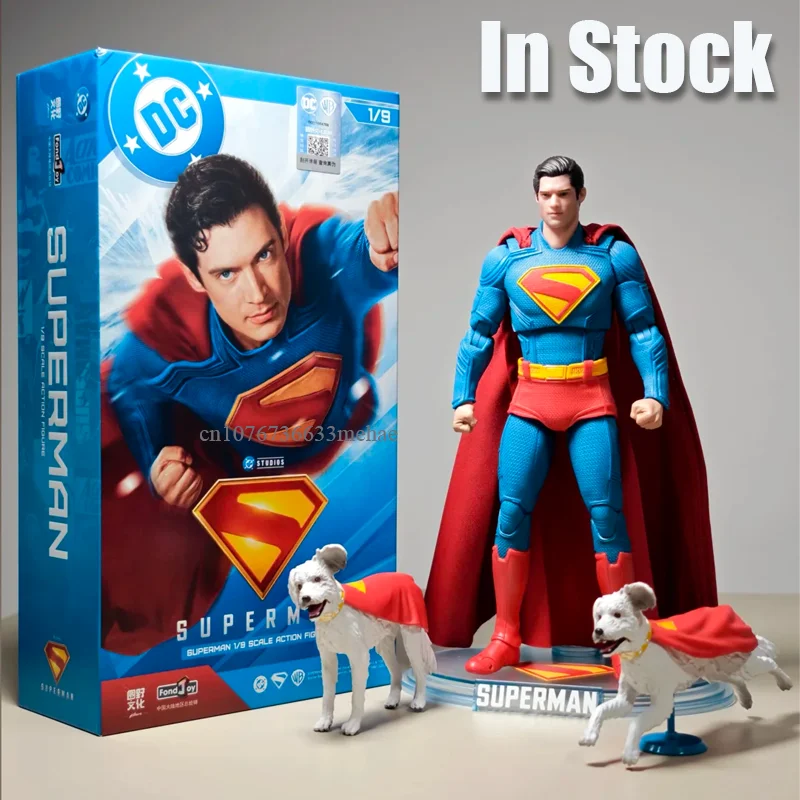 

In Stock 2025 Original Fondjoy Superman Action Figure David Corenswet Superman Figure PVC Joint Movable Kid Toy Gift 1/9