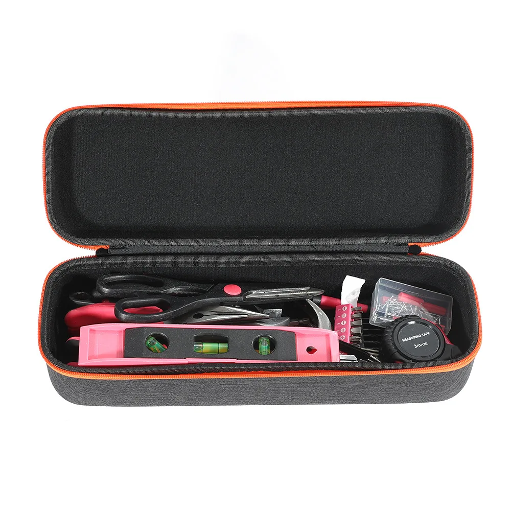 DGEV Hard Shell Storage Case - Large Size Hardware Instrument EVA Tool Bag, Multi-functional Household Repair EVA Tool Kit, Port