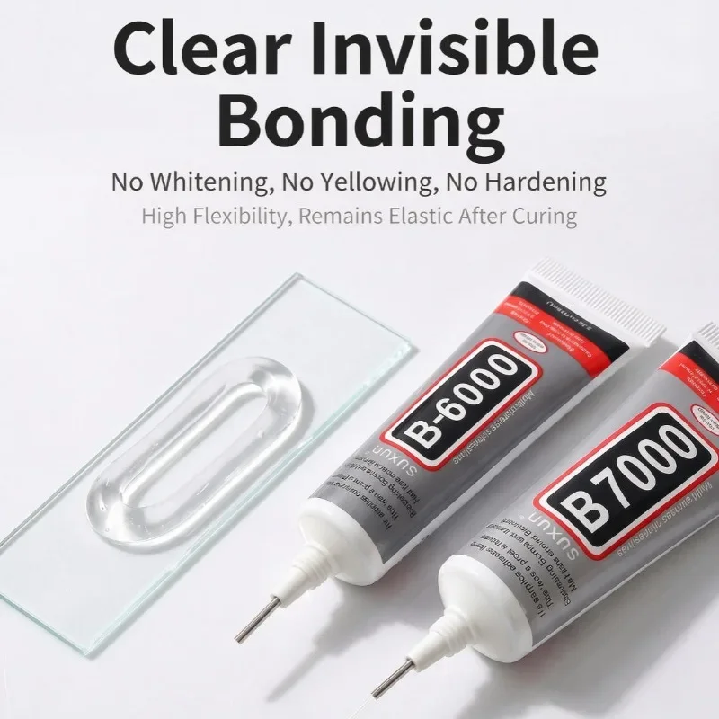 B7000 Jewelry Glue, Rhinestone Inlay Adhesive for Handmade DIY Jewelry, Pearl Earrings & Ornaments