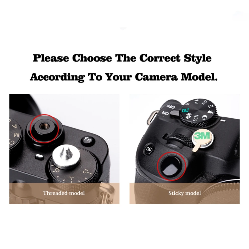 Sakura Camera Hot Shoe Cover for Fuji X100VI X100V Sony A7M3 A7R5 A6700 A6300 6400 For Nikon Canon RP R6  Camera Shutter Button