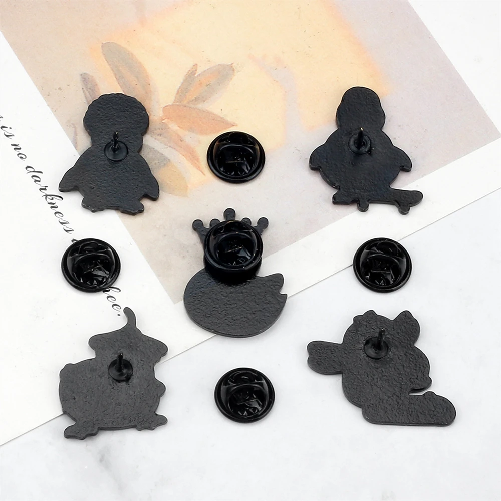 لطيف الحيوان المينا دبابيس ، تاج ، تزلج ، أوزة ، بطة ، الدجاج ، ظهره ، الكرتون التلبيب شارة ، مجوهرات هدايا للأصدقاء ، الجملة