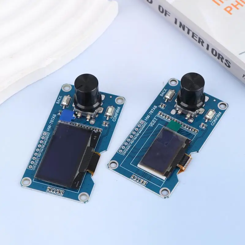 0.96/1.3 Inch White OLED Display Screen Combined With EC11 Rotary Encoder Module IIC Interface For Arduino