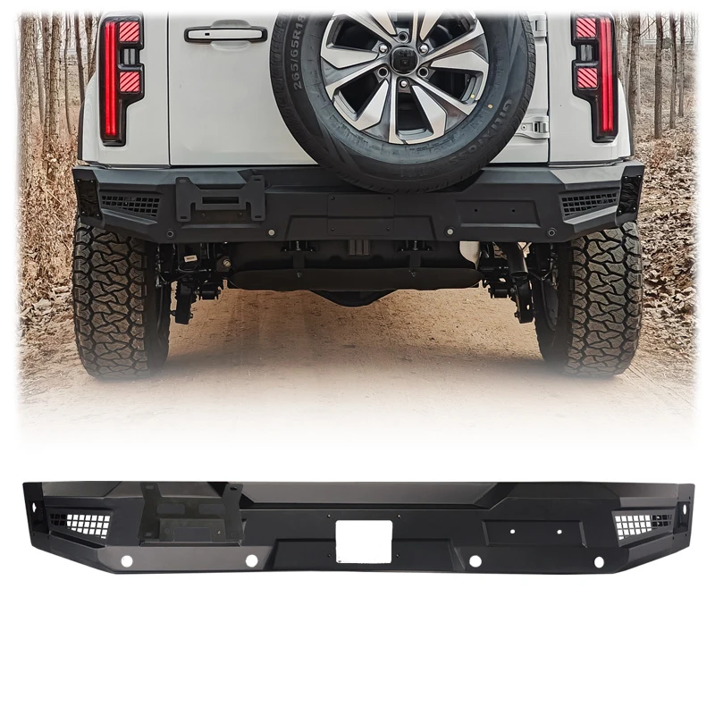 

Top 4X4 Exteriors Steel Meteorite Rear Bumper For BAIC BJ40PRO 2024 2025