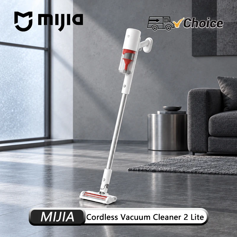 NEW MIJIA Cordless Vacuum Cleaner 2 Lite 16KPa Suction 77000RPM Motor 2-in-1 Handheld Stick Vacuum Multiple Brushes For Home CN