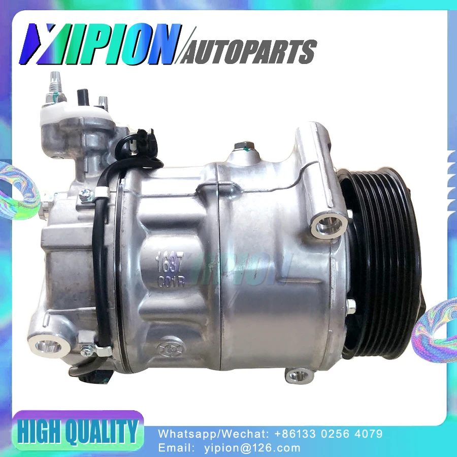 For RANGE ROVER JAGUAR XJ F-TYPE 2010- PXC16 AC COMPRESSOR 8W8319D629AC LR068128 LR010723 LR019135 LR030218 LR056364 CM102211