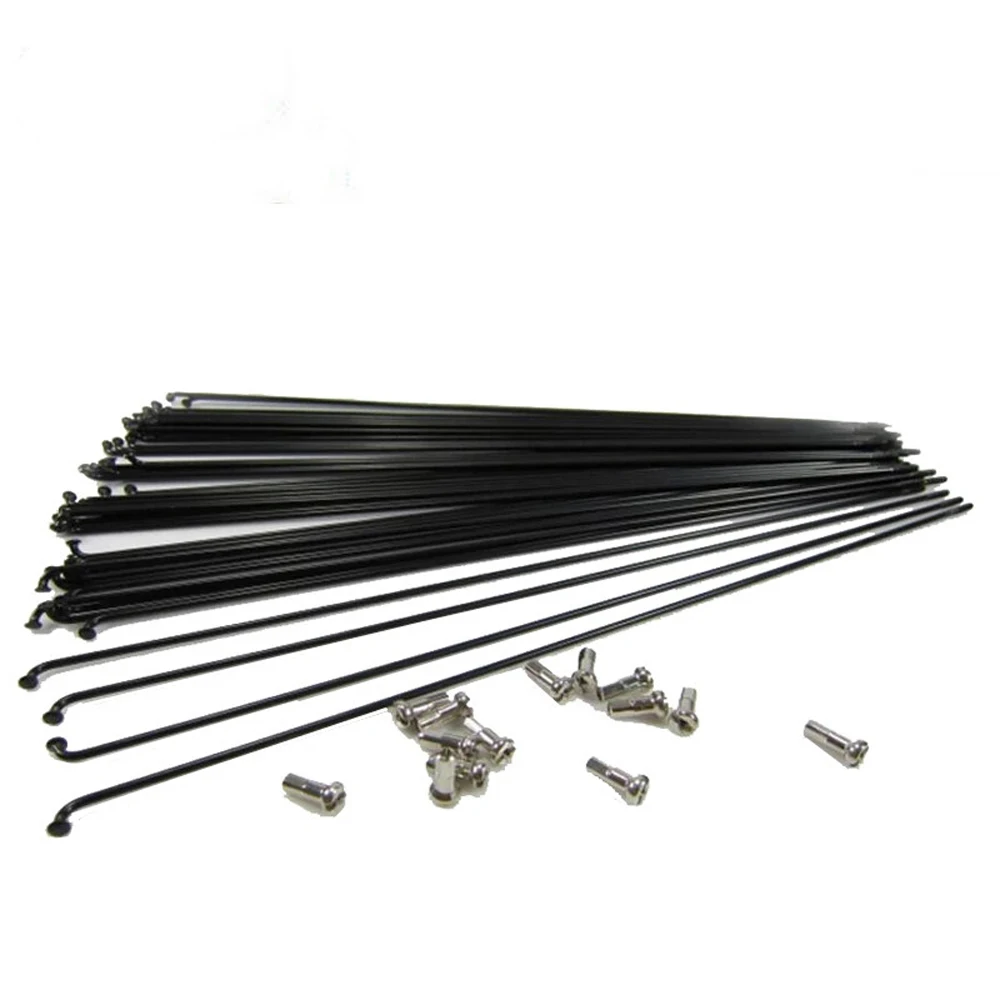 AliExpress NONE Accessories High Strength Mountain Bike 27.5inch 26inch 170mm-290mm Cycle Spokes Stainless Steel Bicycle Spokes Spokes Nipples