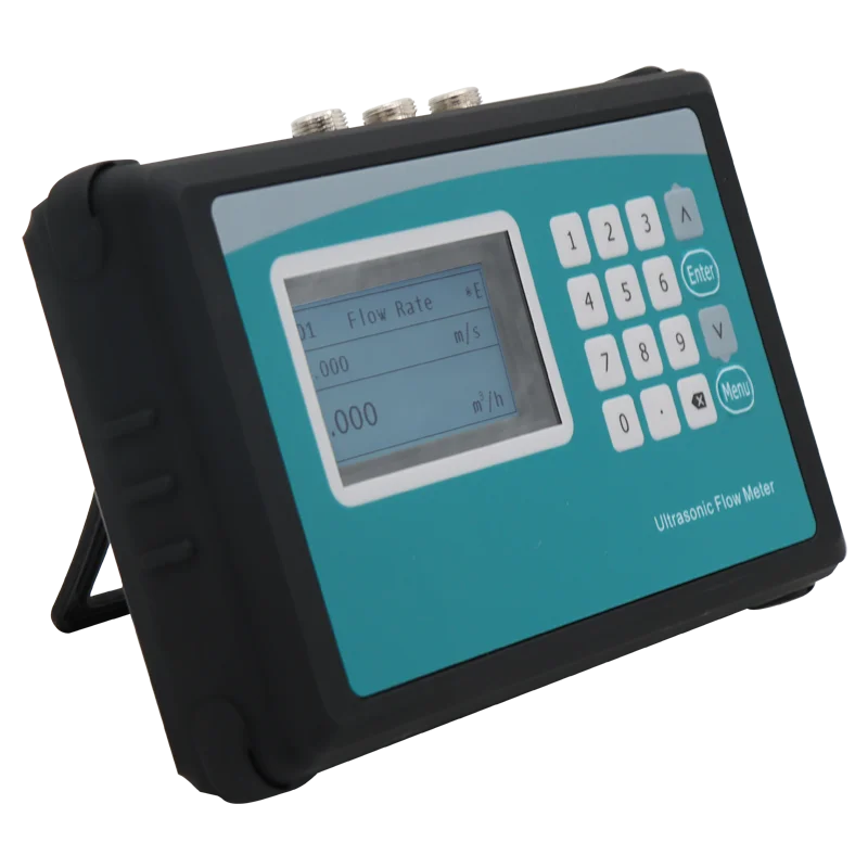 CE Proved  QT621 Portable Hydraulic Flow Meter Portable Ultrasonic Water Flow Meter Ultrasonic Clamp Flow Meters