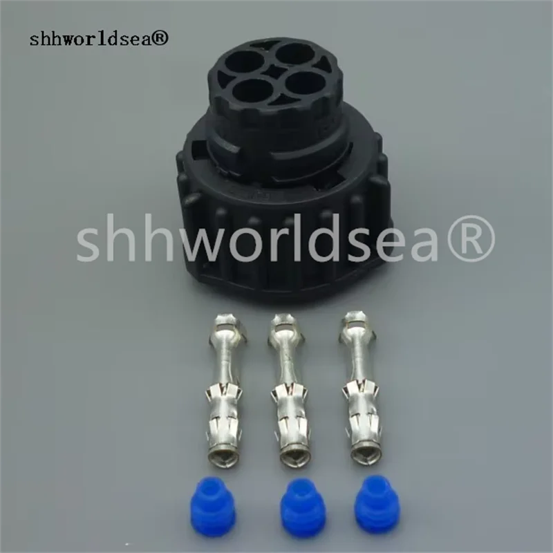 Shhworldsea 3 pin round for HOWO A7 odometer speed sensor plug sealed automotive connector plug 1-1813099-2/1-967325-2