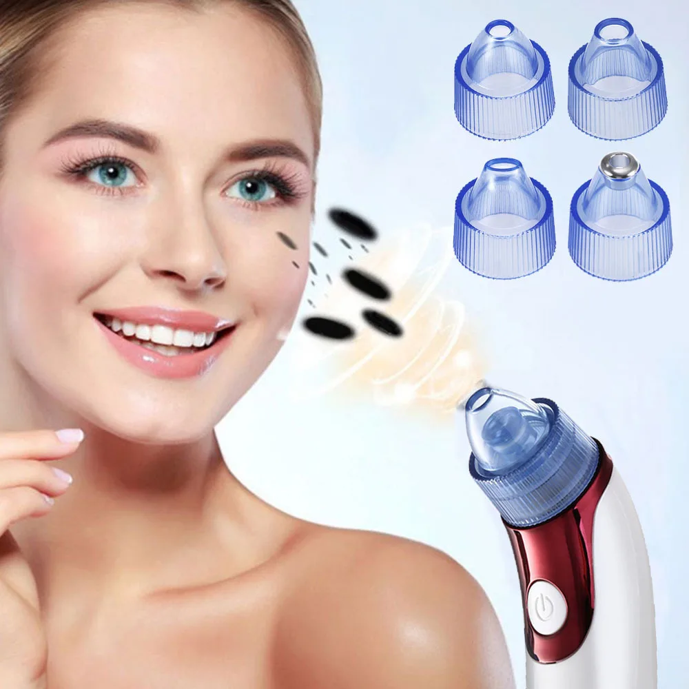 Elektryczny oczyszczacz porów twarzy, urządzenie do usuwania zaskórników, ssące, ładowalne urządzenie do peelingu skóry, redukujące zmarszczki, wygładzające skórę.