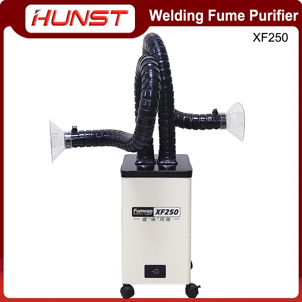 HUNST Laser Fume Extractor XF180 XF250 Welding Soldering Smoker For iPhone Laser Separator,Nail Salon,Beauty Dust Absorbing.