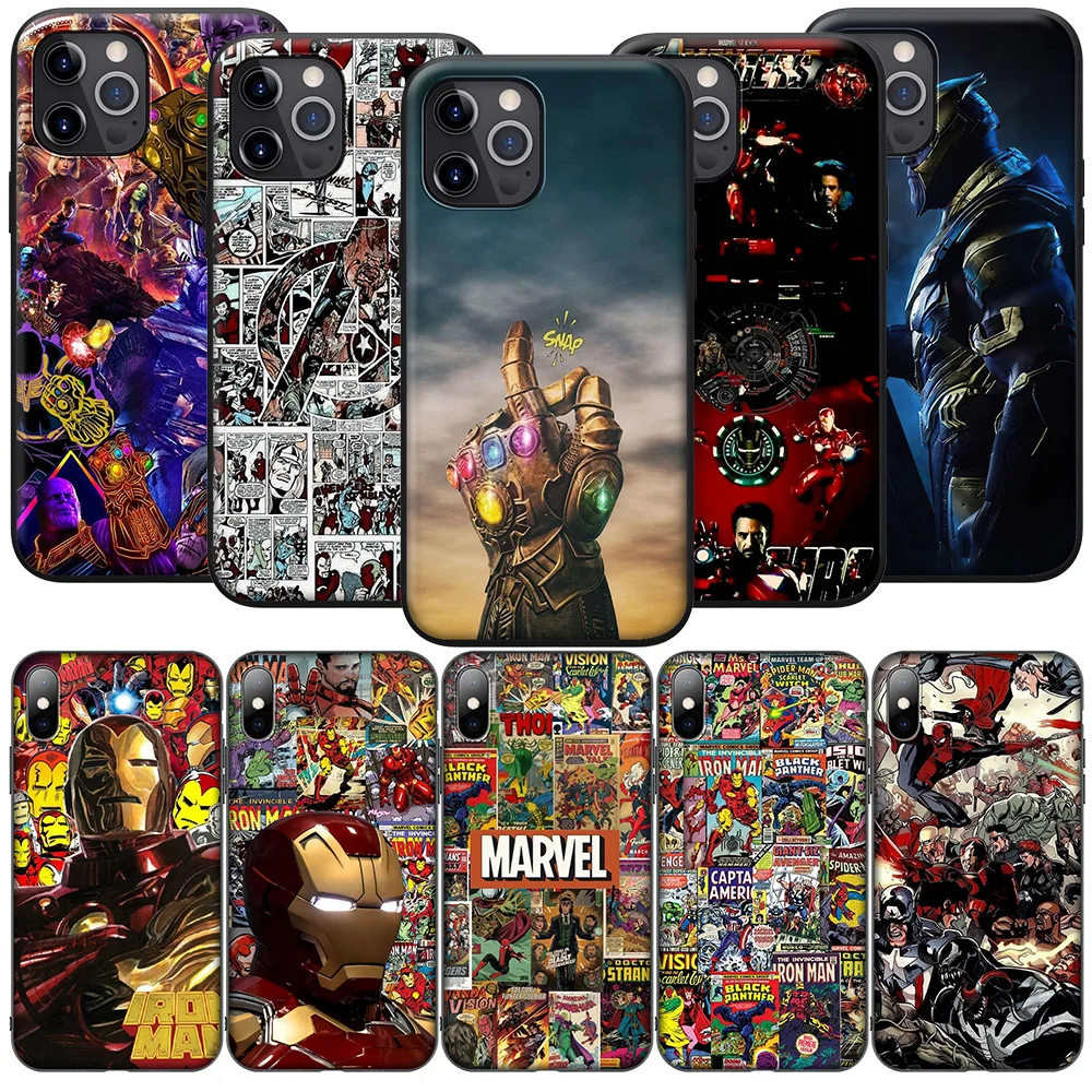 SO21 Avengers Endgame Marvel Thanos Cover Phone Case for Xiaomi Redmi A3X A3 13C 13 Note 13 12 Pro Pro+