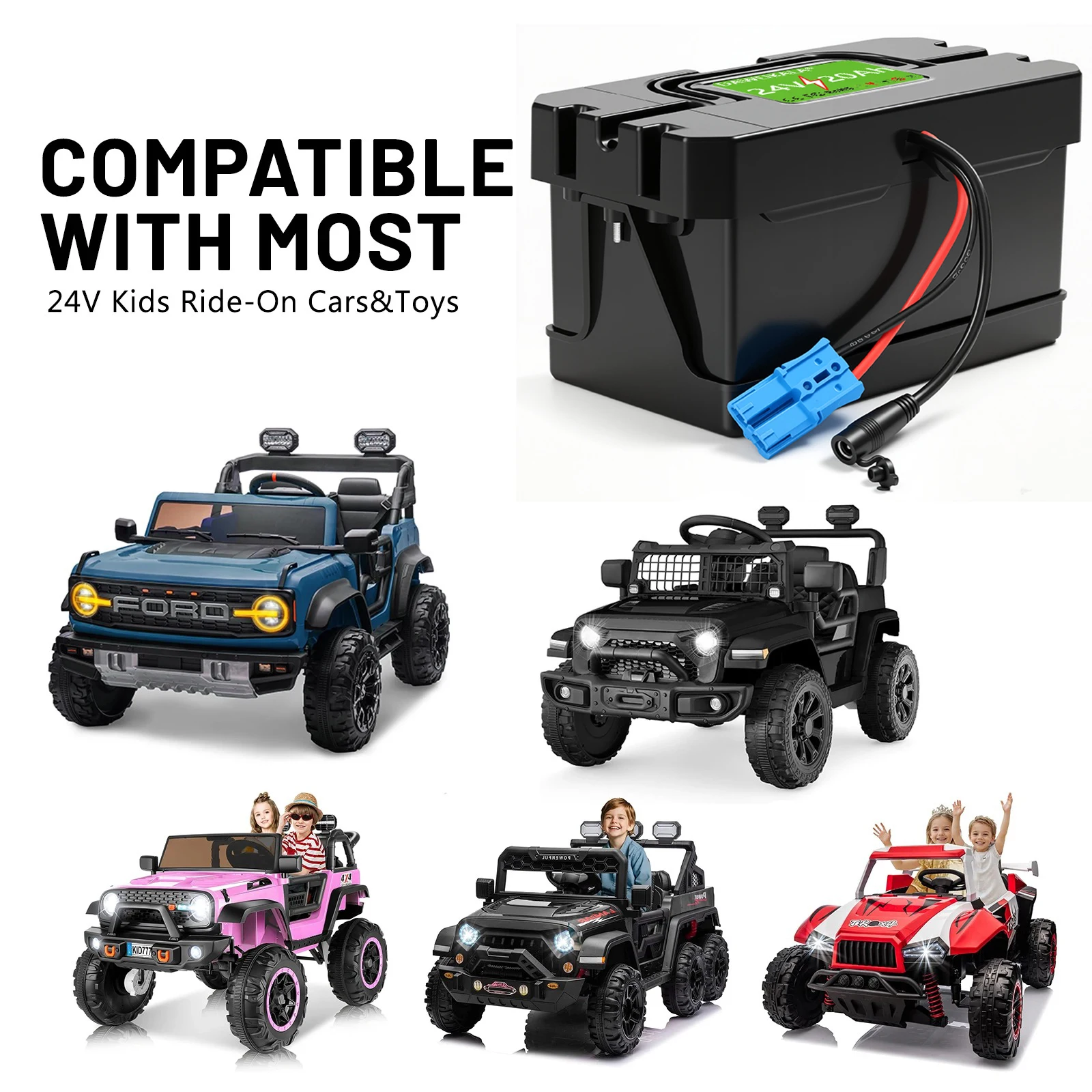 24V 20AH Toy car 7S 18650 lithium battery with built-in 30A BMS system air transportation for 29.4V children's car equipment