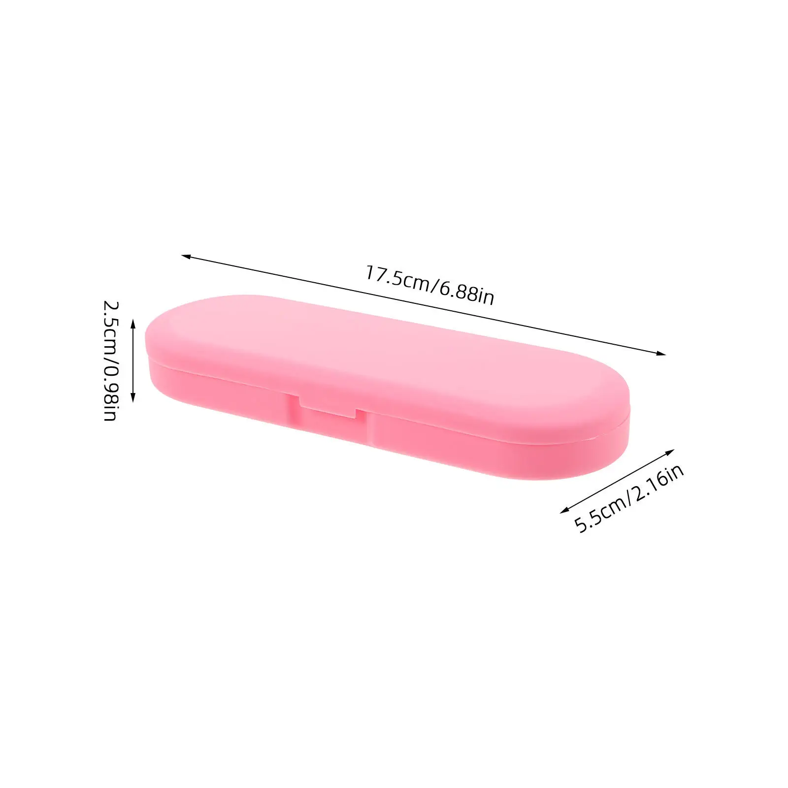 Tongue Scraper Storage Case 6 Pack Portable Plastic Travel Organizer Compact Cleaning Tool Container