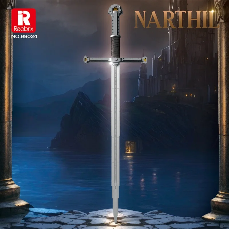 

Reobrix 99024 the Lord Sword Building Blocks, Recreate the Ringsouls Sword from the Movie, Perfect Christmas and Birthday Gift