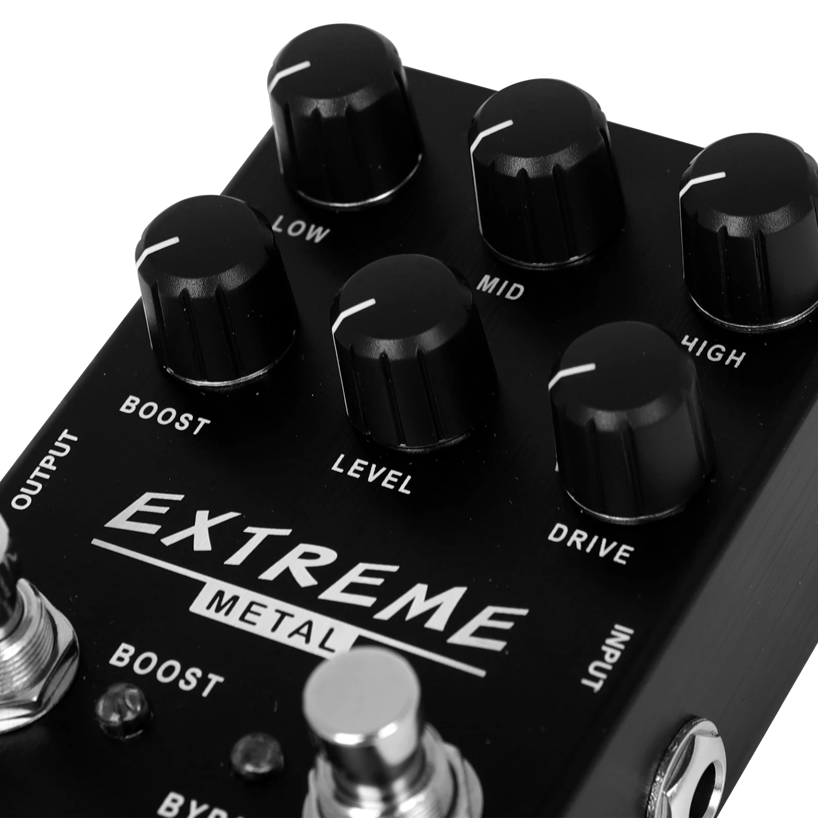 HK.LADE EXTREME METAL Guitar Distortion Effect Pedal with 3 Band EQ and Sweep Mid-Freq Knob Achieve Metal Rock Punk Sounds