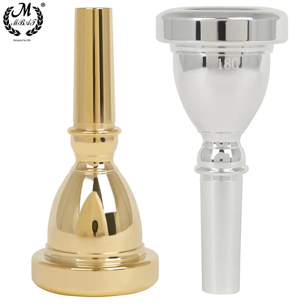 

Tuba Mouthpiece14mm Holding Mouthpiece Professional 18C Mouthpiece Professional Brass Replacement Accessories